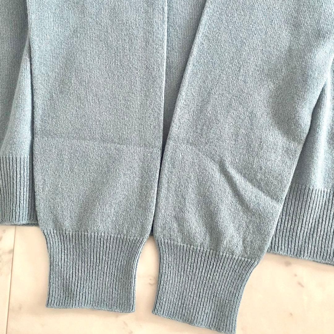 極美品 ファビアナフィリッピ モニーレ襟 カシミヤシルク Vネック