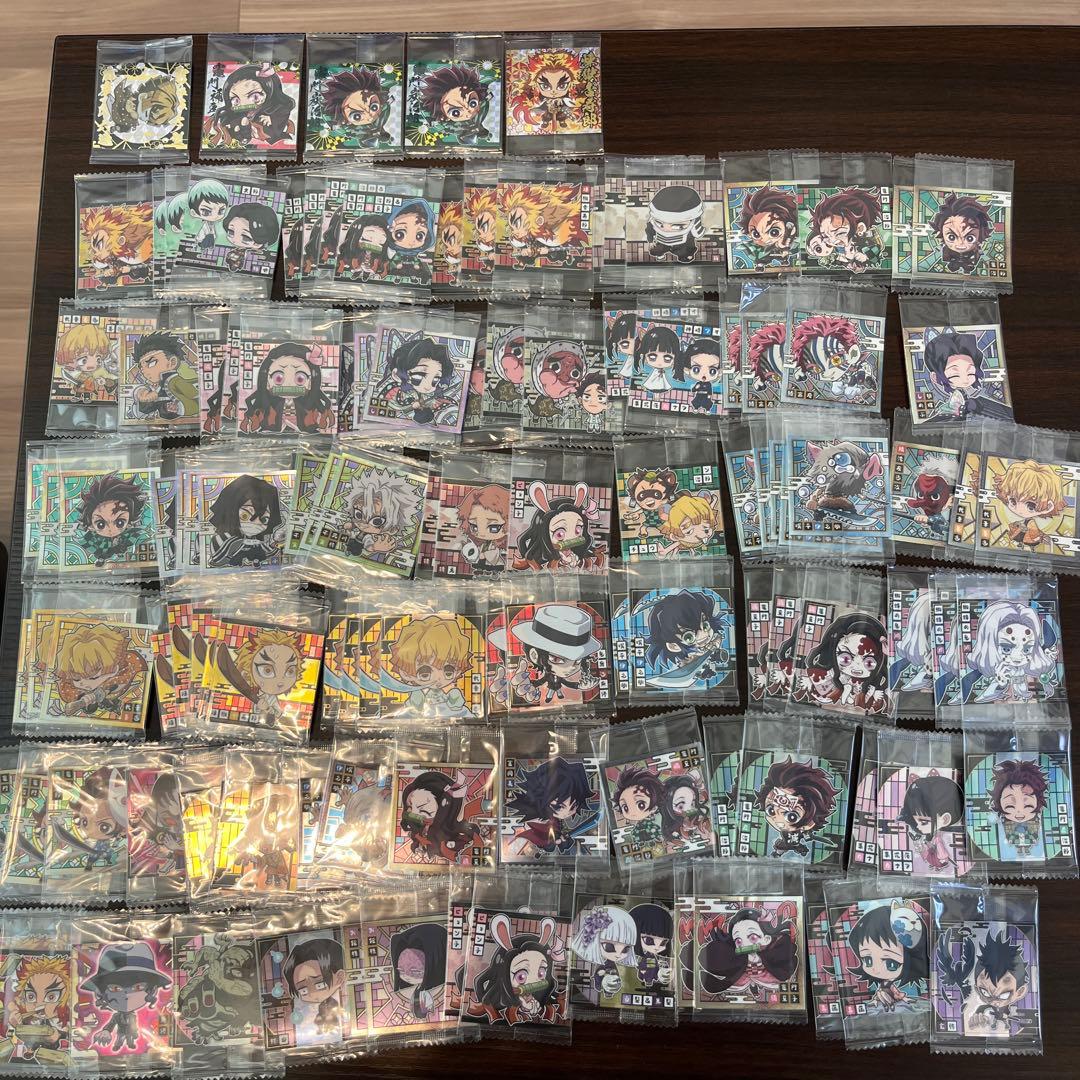 鬼滅の刃ディフォルメウエハースシール まとめ売り大量