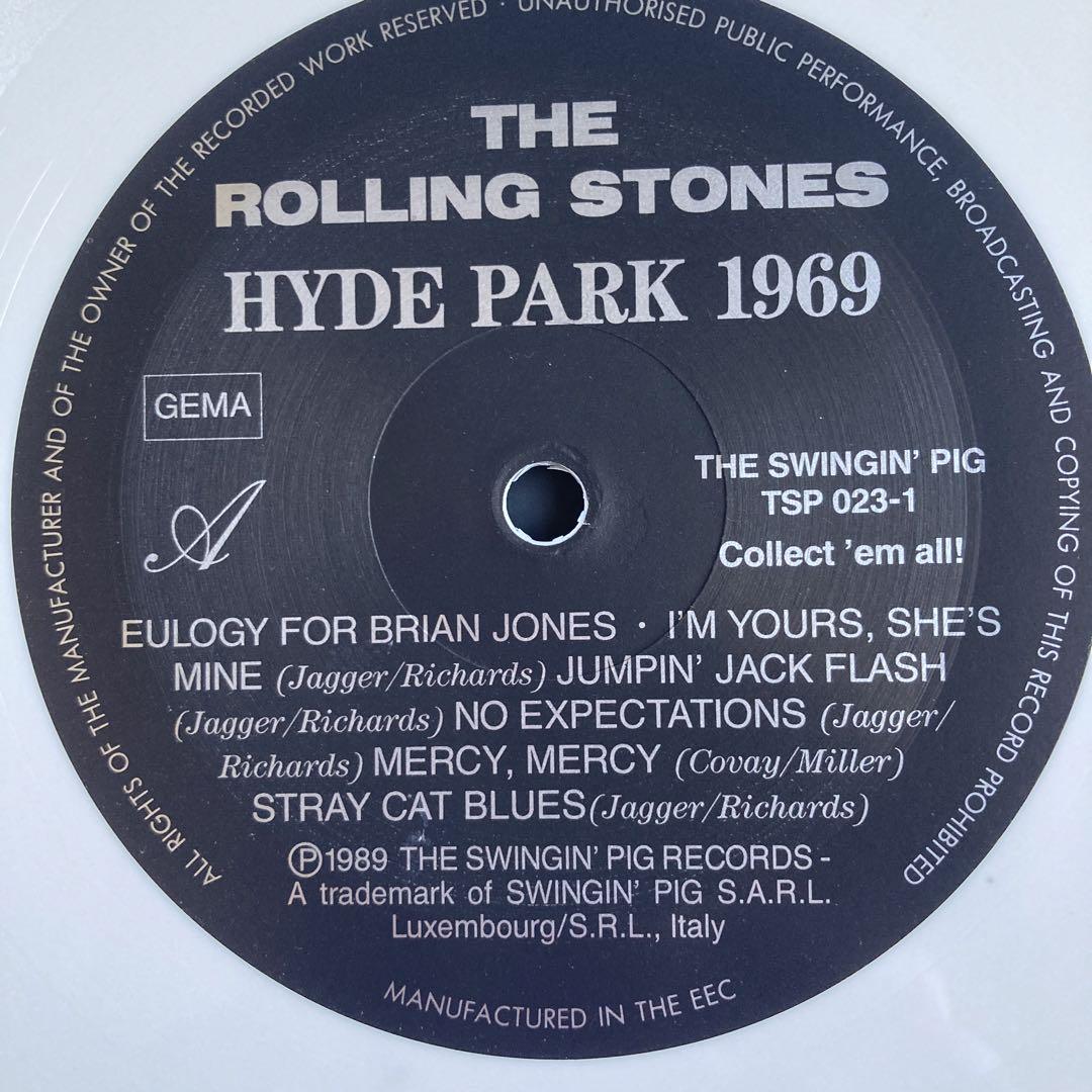 ローリングストーンズ　アナログ2枚組　ハイドパーク1969 超貴重盤