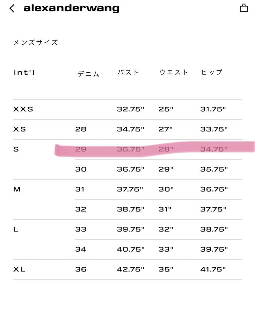 アレクサンダーワン　ジーンズ　Alexander ￼Wang パンツ