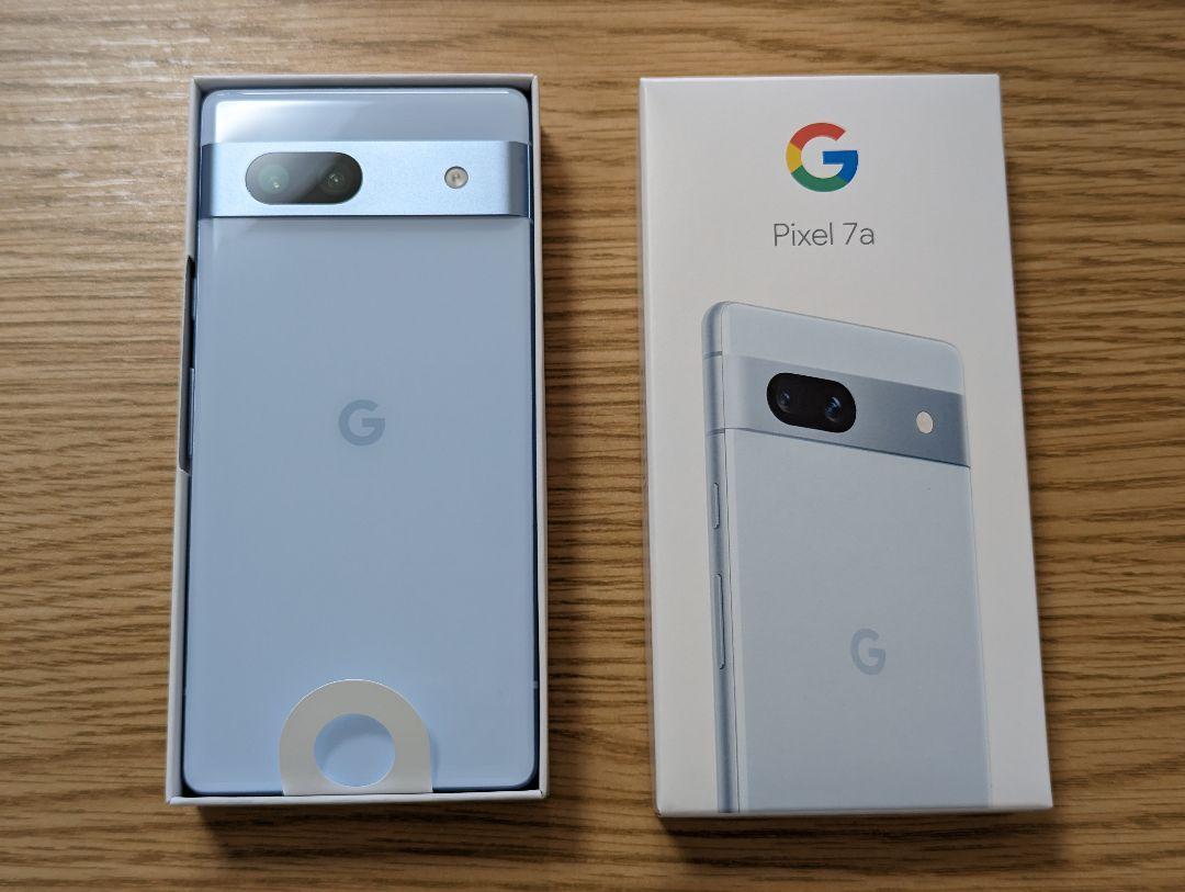 新品未使用品 Google Pixel 7a Sea 128GB SIM フリー 【春夏新色