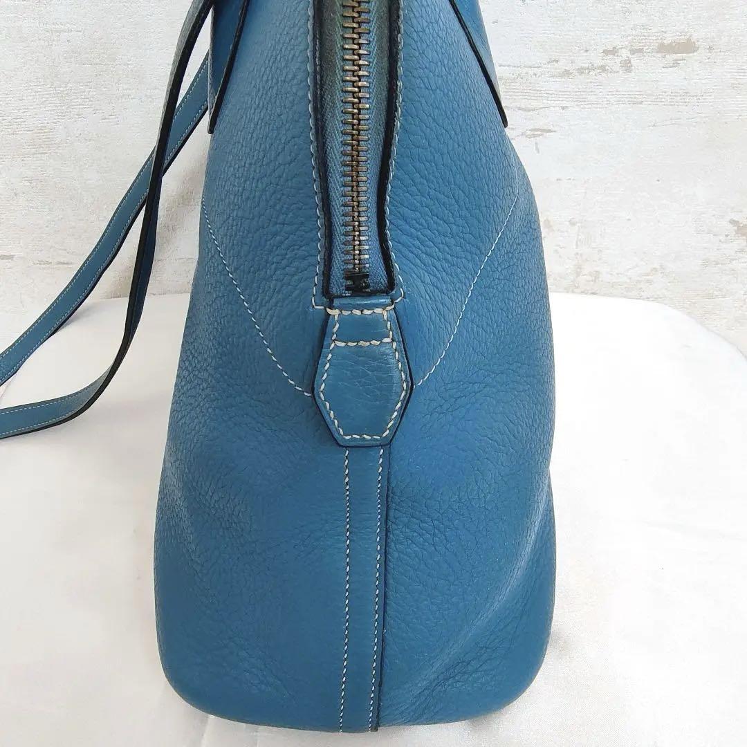 エルメス HERMÈS ボリード35 ブルージーン シルバー トリヨンクレマンス エルメス HERMÈS ボリード35 ブルージーン シルバー トリヨン