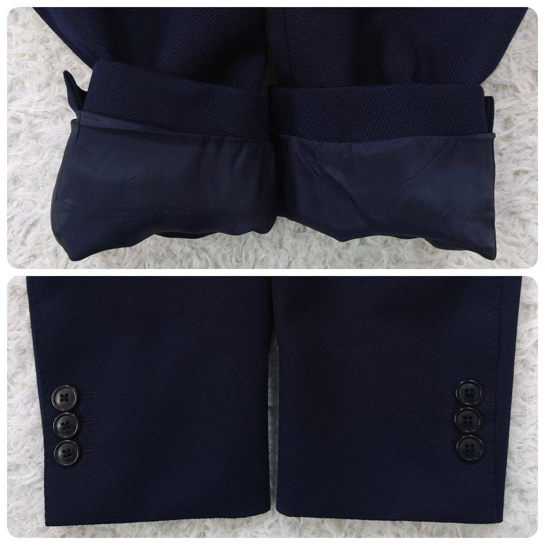 グリーンレーベルリラクシング REDA メッシュ ブレザー ネイビー 48 L