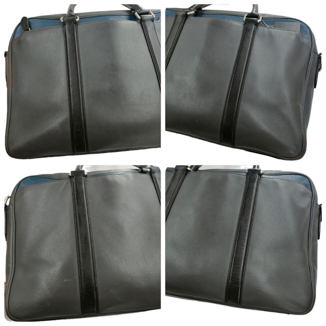 コーチ 2way A4可 Perry ビジネスバッグ ブリーフ レザー グレー