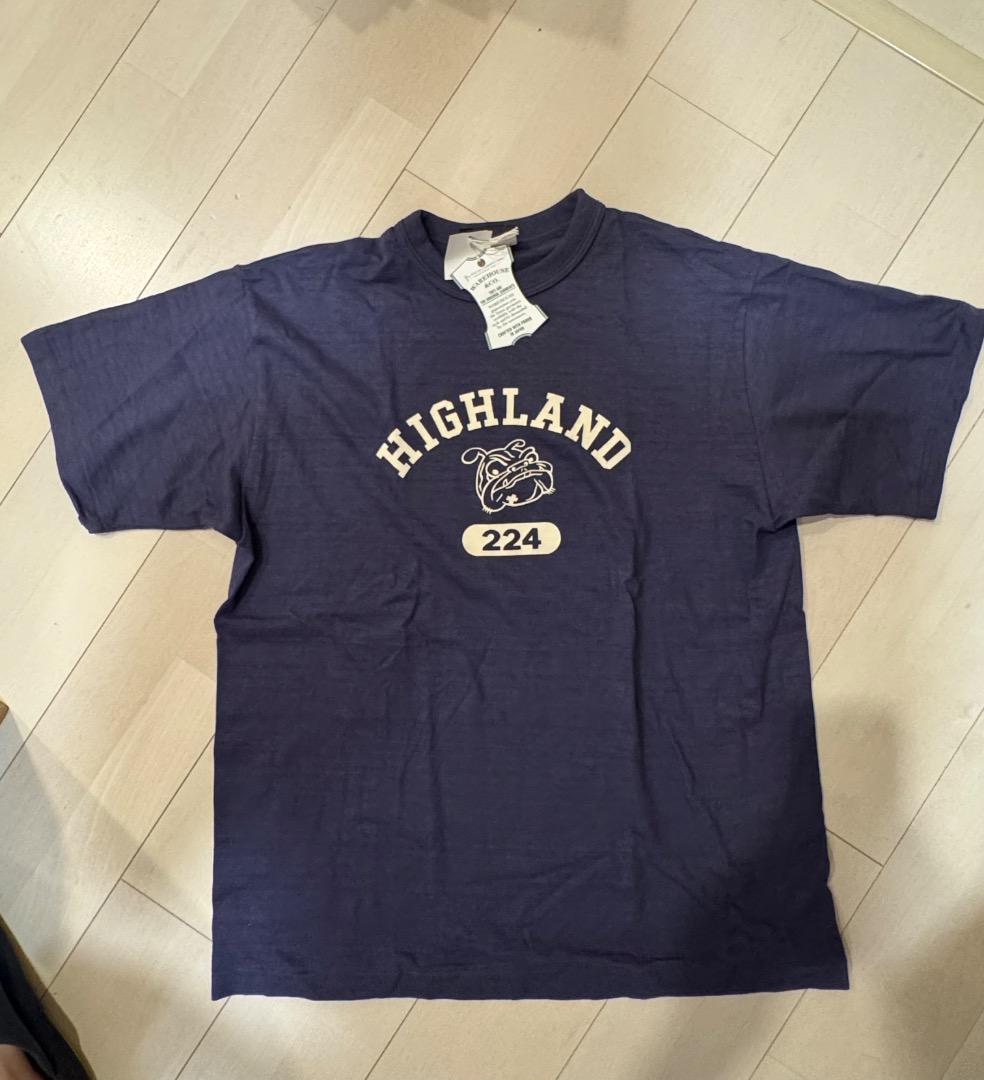 warehouse 4601 HIGHLAND ネイビー Tシャツ
