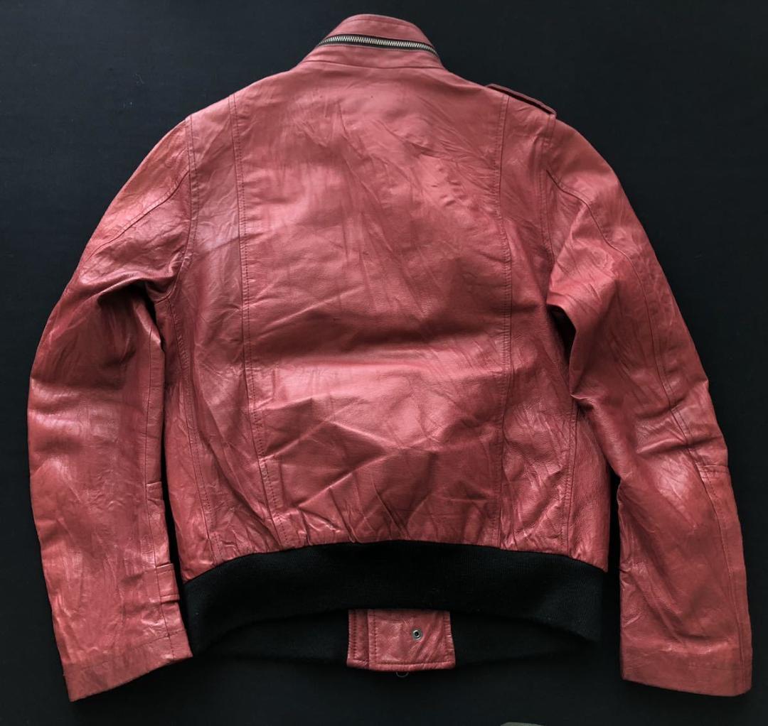 シワ加工 レザージャケット