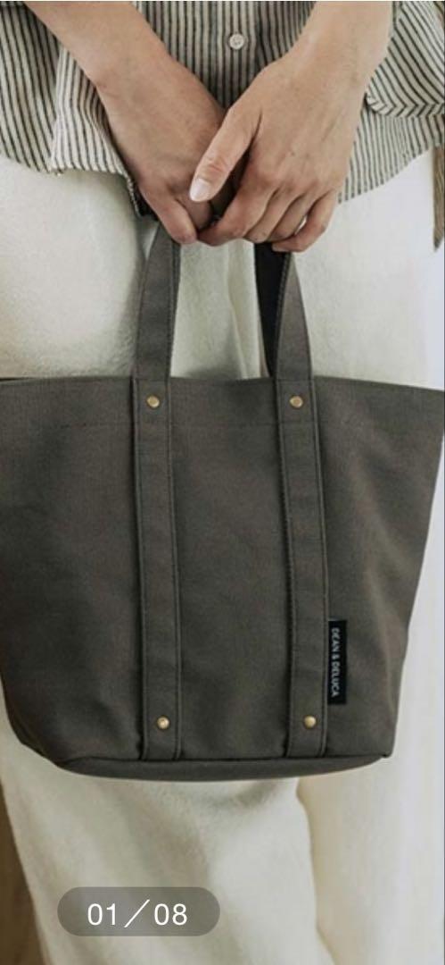 DEAN & DELUCA グレー トートバッグ