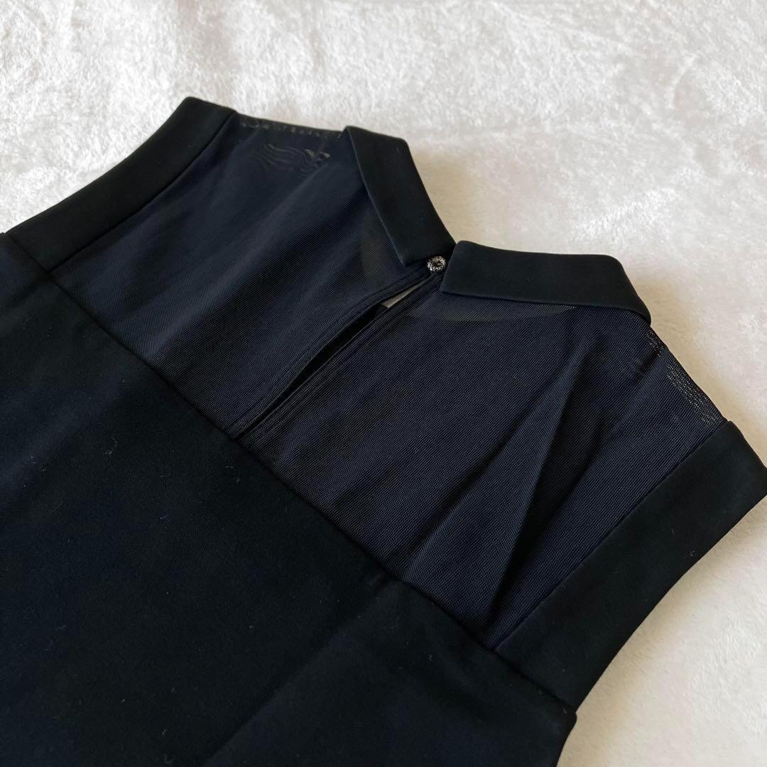 ★美品★フォクシー　ワンピース　38 シアー　メッシュ　デイジーポロ　襟