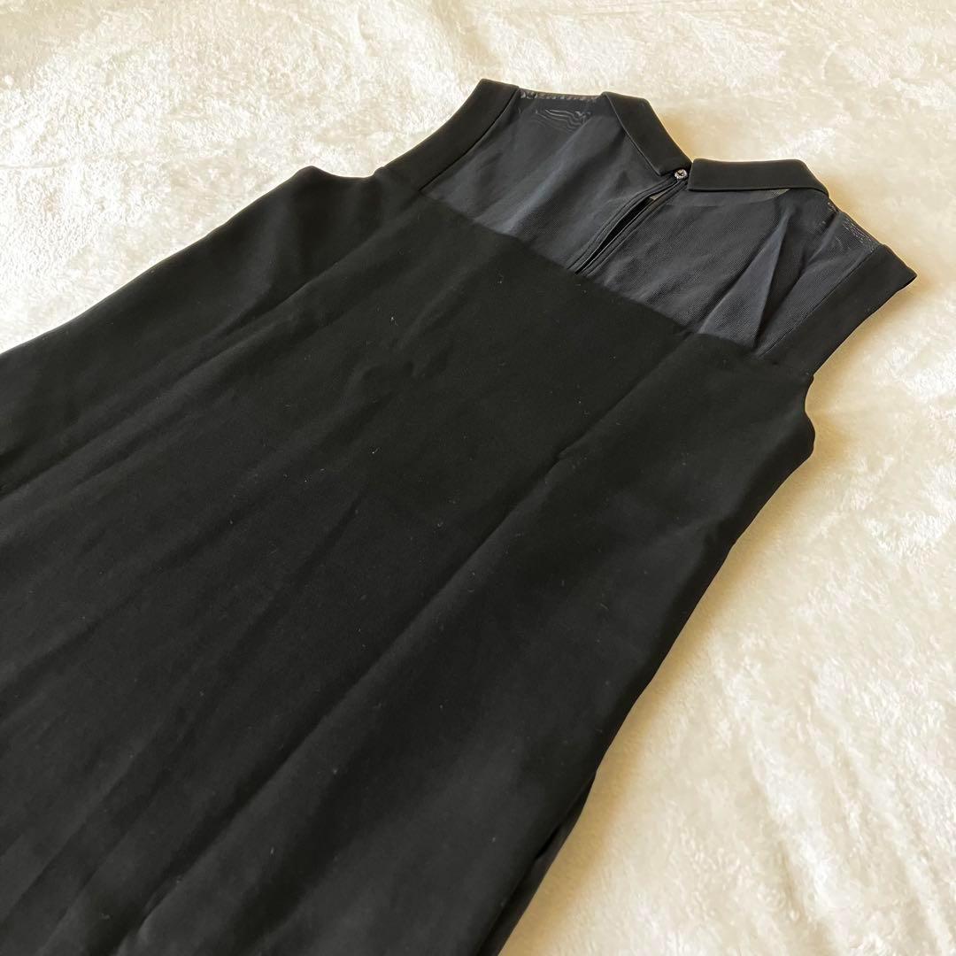 ★美品★フォクシー　ワンピース　38 シアー　メッシュ　デイジーポロ　襟