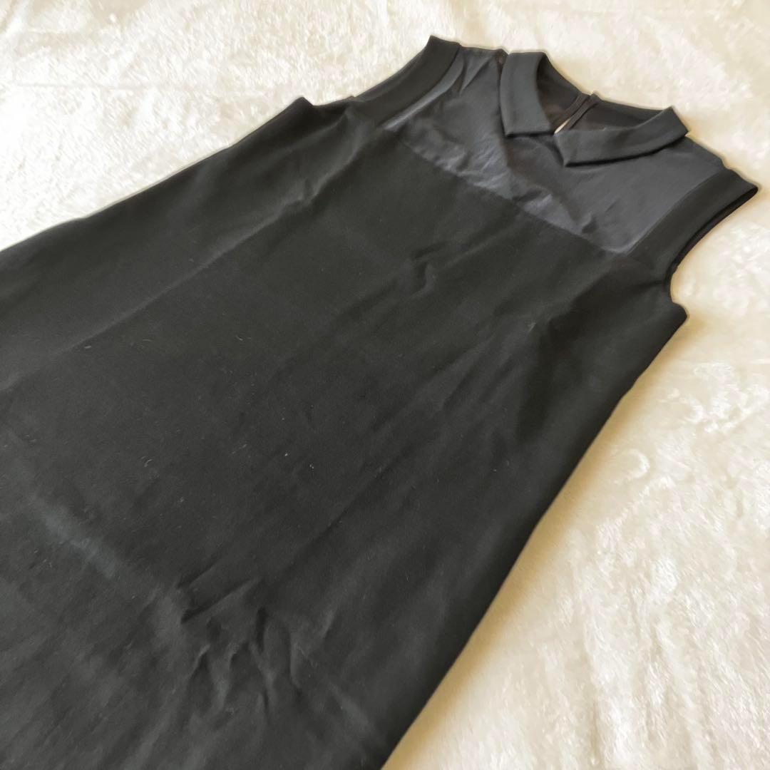 ★美品★フォクシー　ワンピース　38 シアー　メッシュ　デイジーポロ　襟