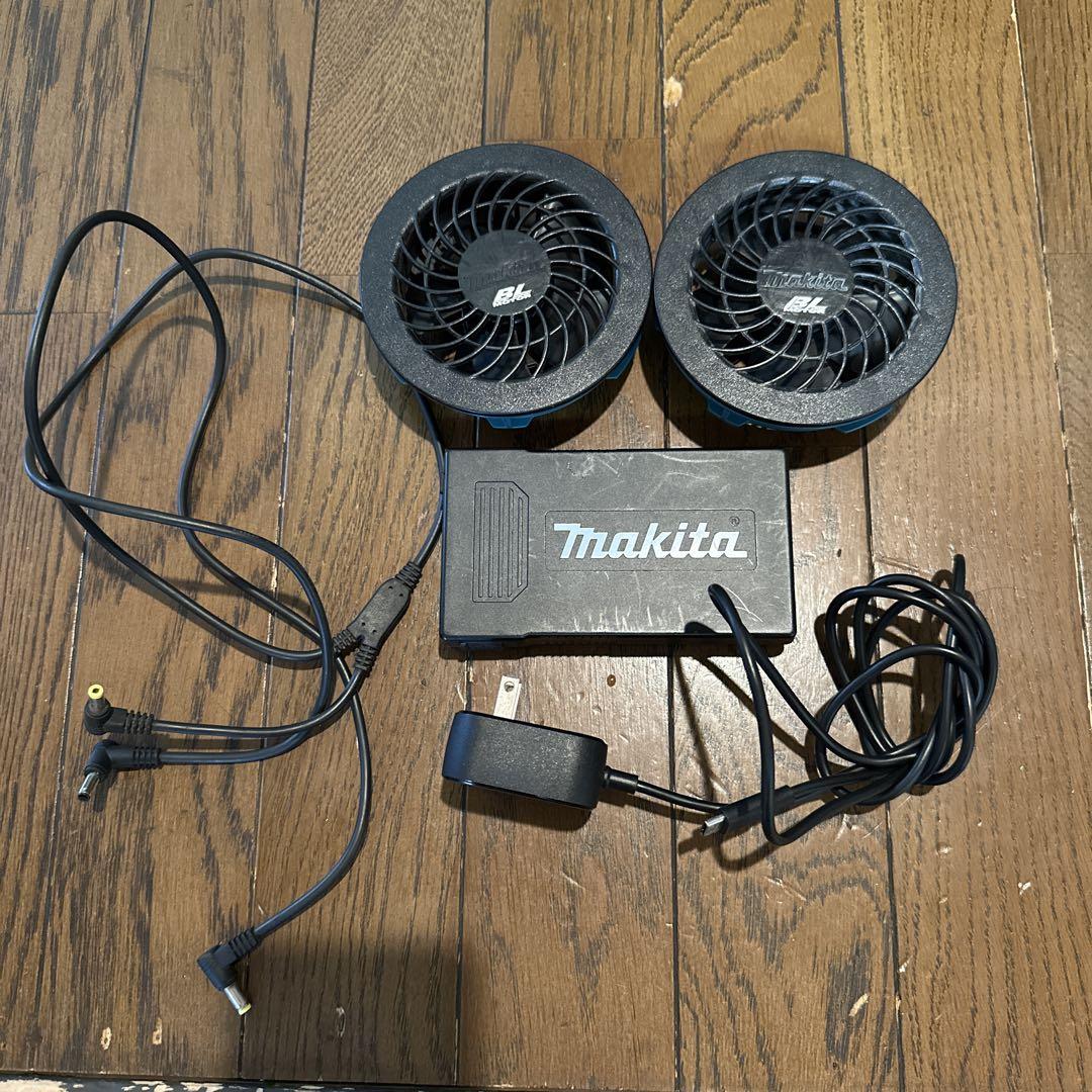 Makita 空調服　バッテリー　ファン