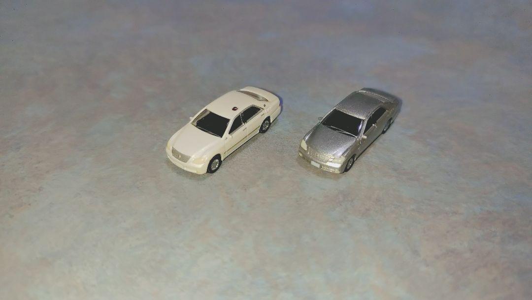カーコレクション第10弾 トヨタクラウン 2台(銀&覆面パトカー)
