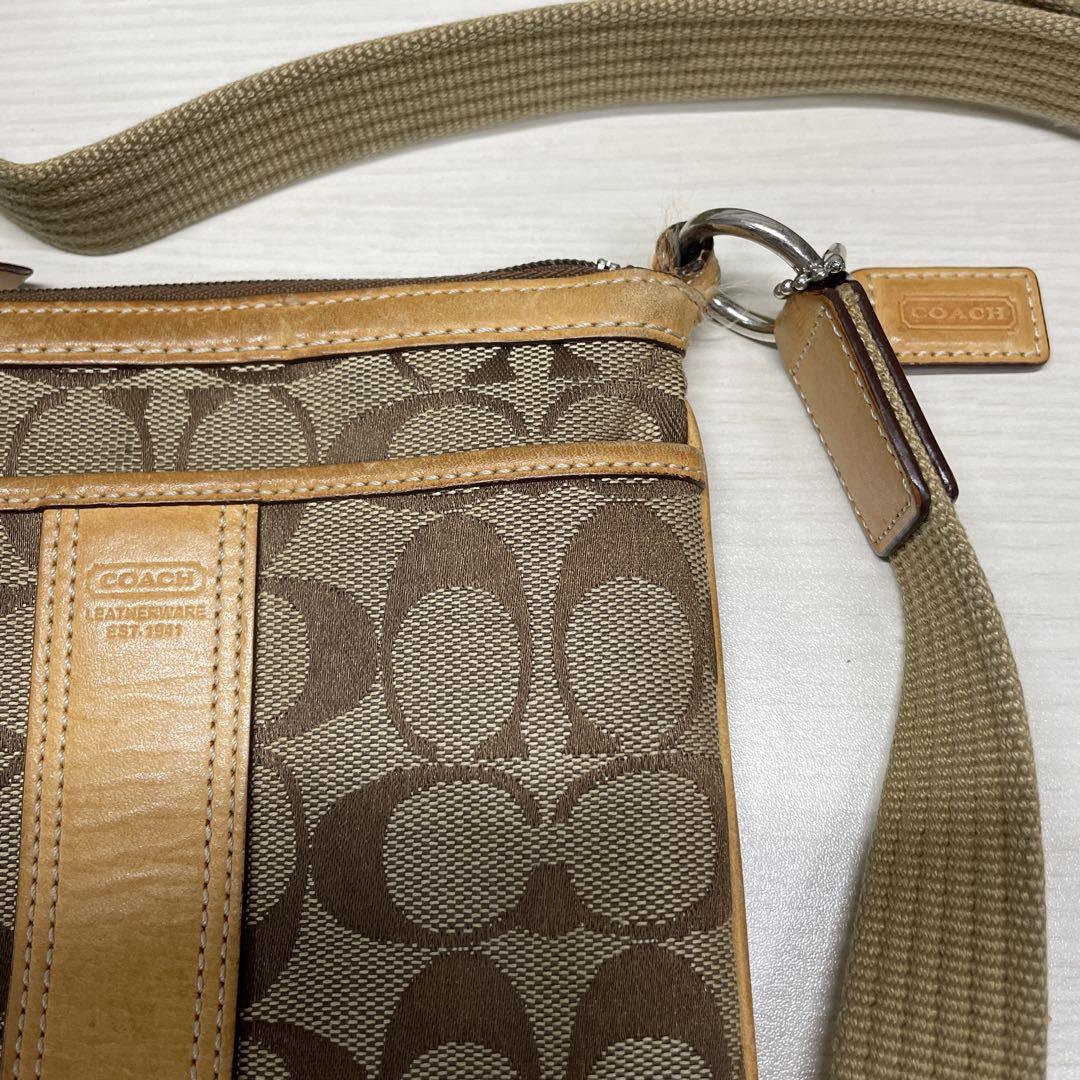 COACH ブラウン ショルダーバッグ