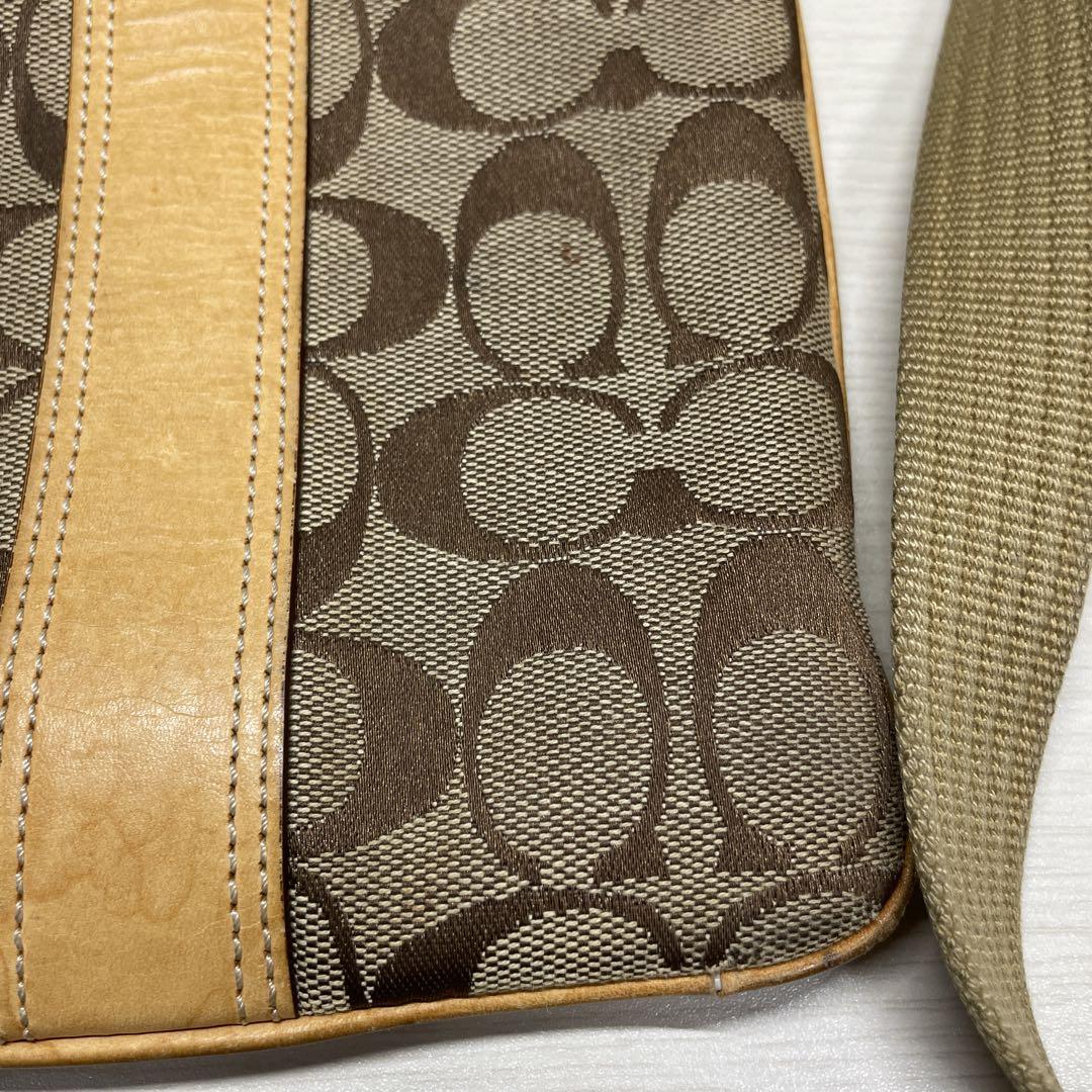COACH ブラウン ショルダーバッグ