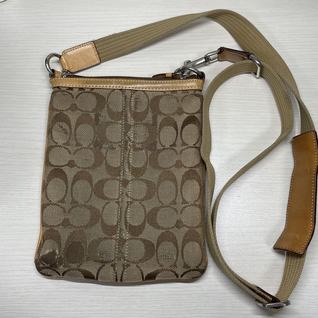 COACH ブラウン ショルダーバッグ