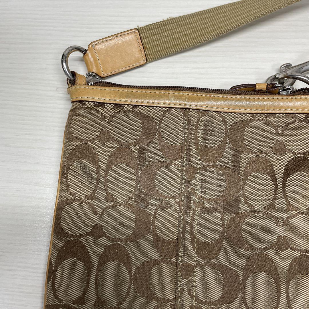 COACH ブラウン ショルダーバッグ