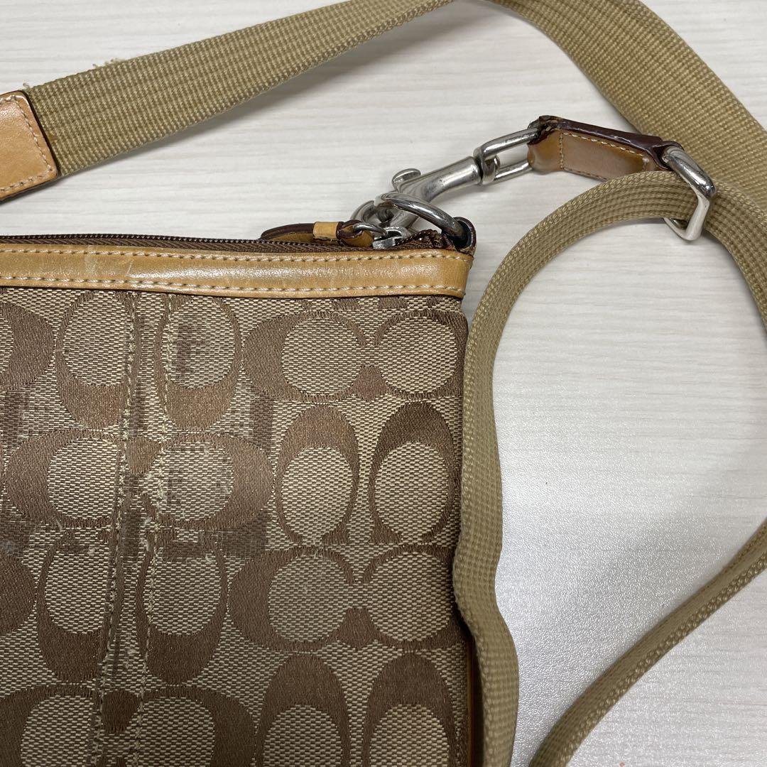 COACH ブラウン ショルダーバッグ