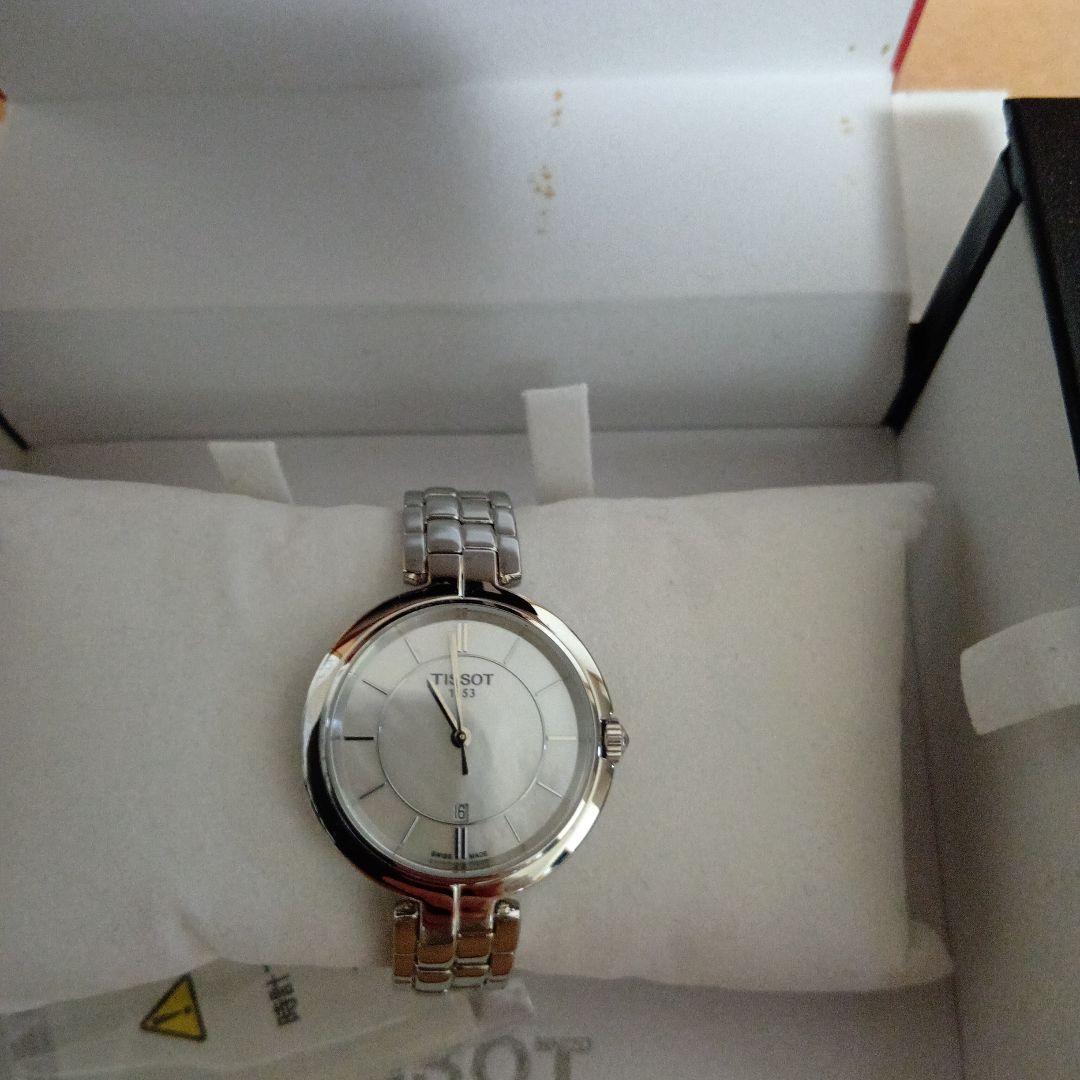 美品　TISSOT レディース　シルバー クォーツ腕時計