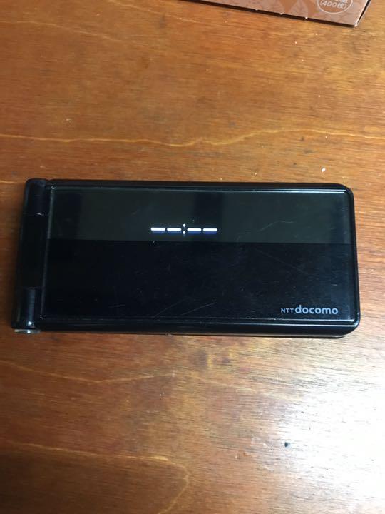 docomo P-01E ブラック ガラケー