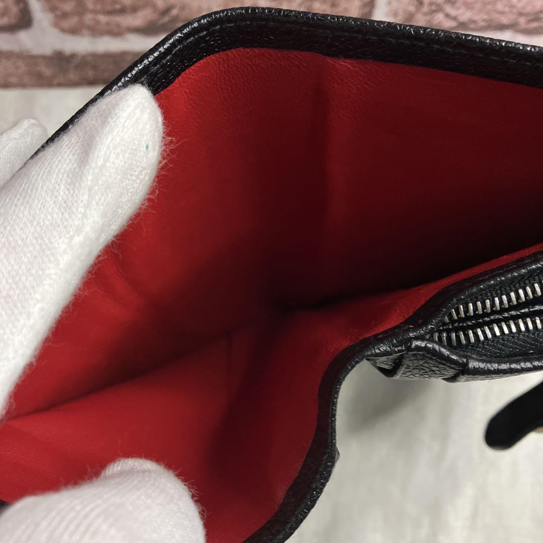 超美品♡BVLGARI ブルガリ ブラッ二つ折財布