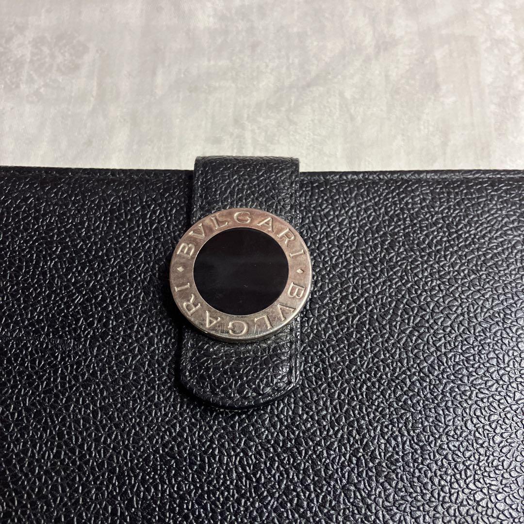 超美品♡BVLGARI ブルガリ ブラッ二つ折財布
