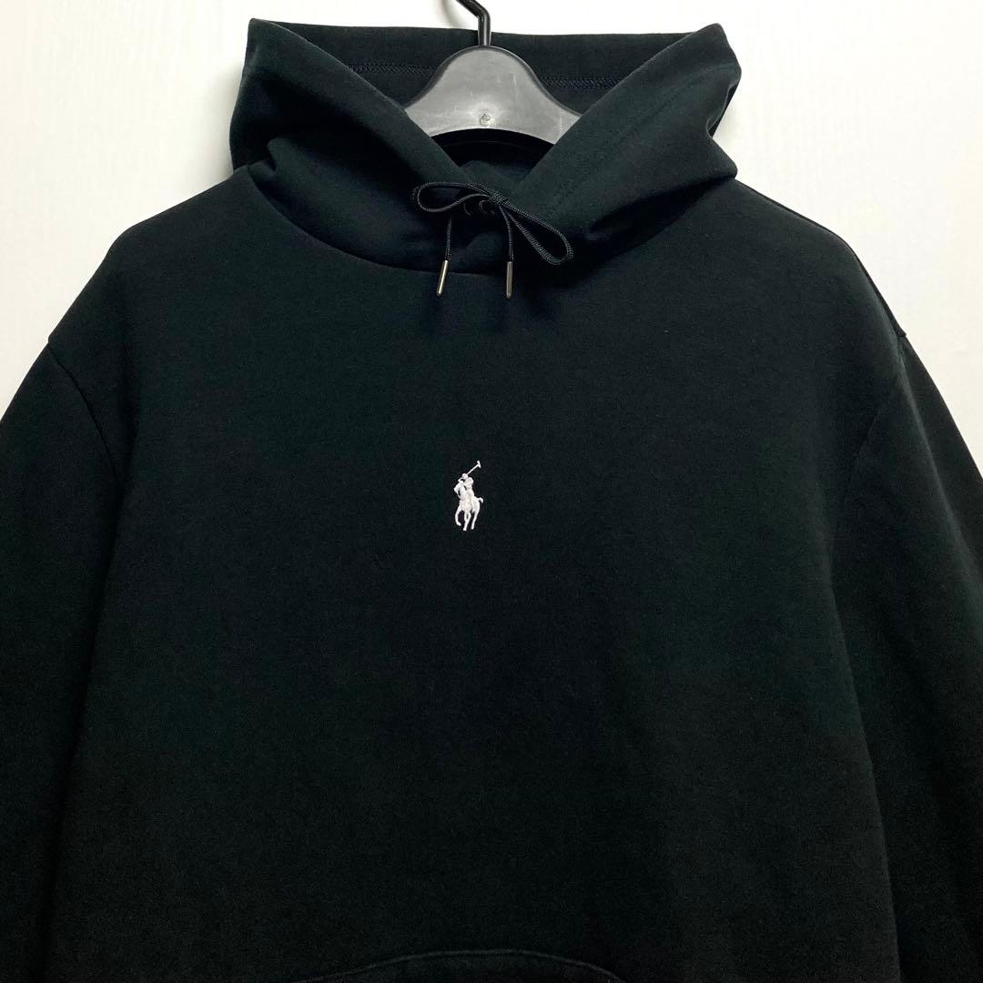 【美品】POLO RALPH LAUREN 現行タグ ダブルニット パーカー S 【美品】POLO RALPH LAUREN 現行タグ ダブルニット パーカー S