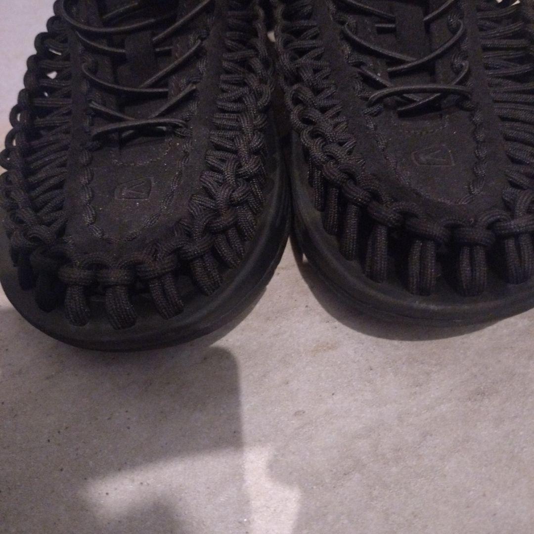 【美品】KEEN ユニーク ブラック 25.5cm