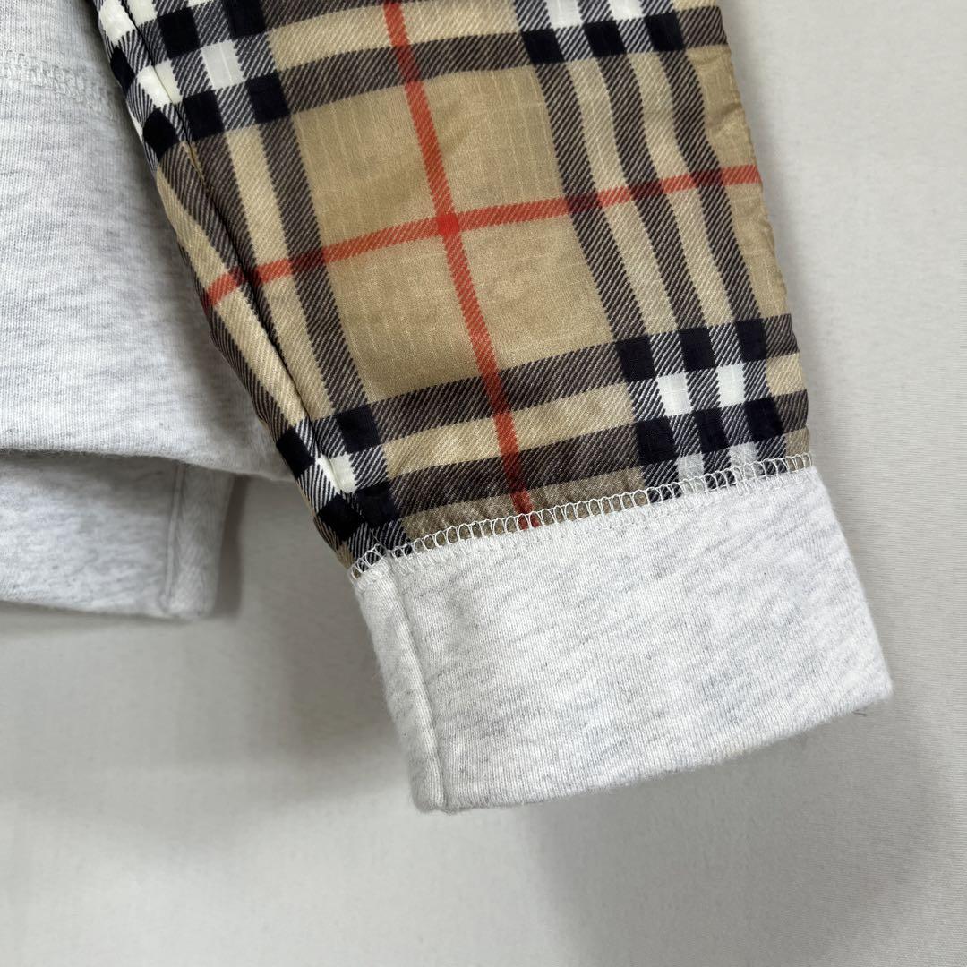 【BURBERRY】バーブチェックスウェット BURBERRY バーバリー チェック スウェット 140 コットン