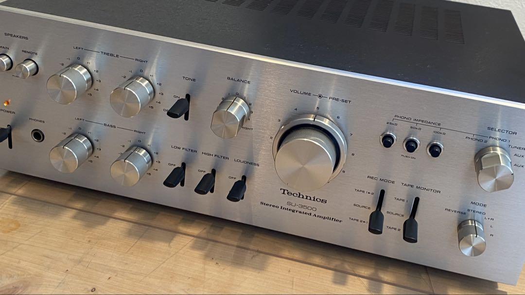 Technics SU-3500 プリメインアンプ 動画あり