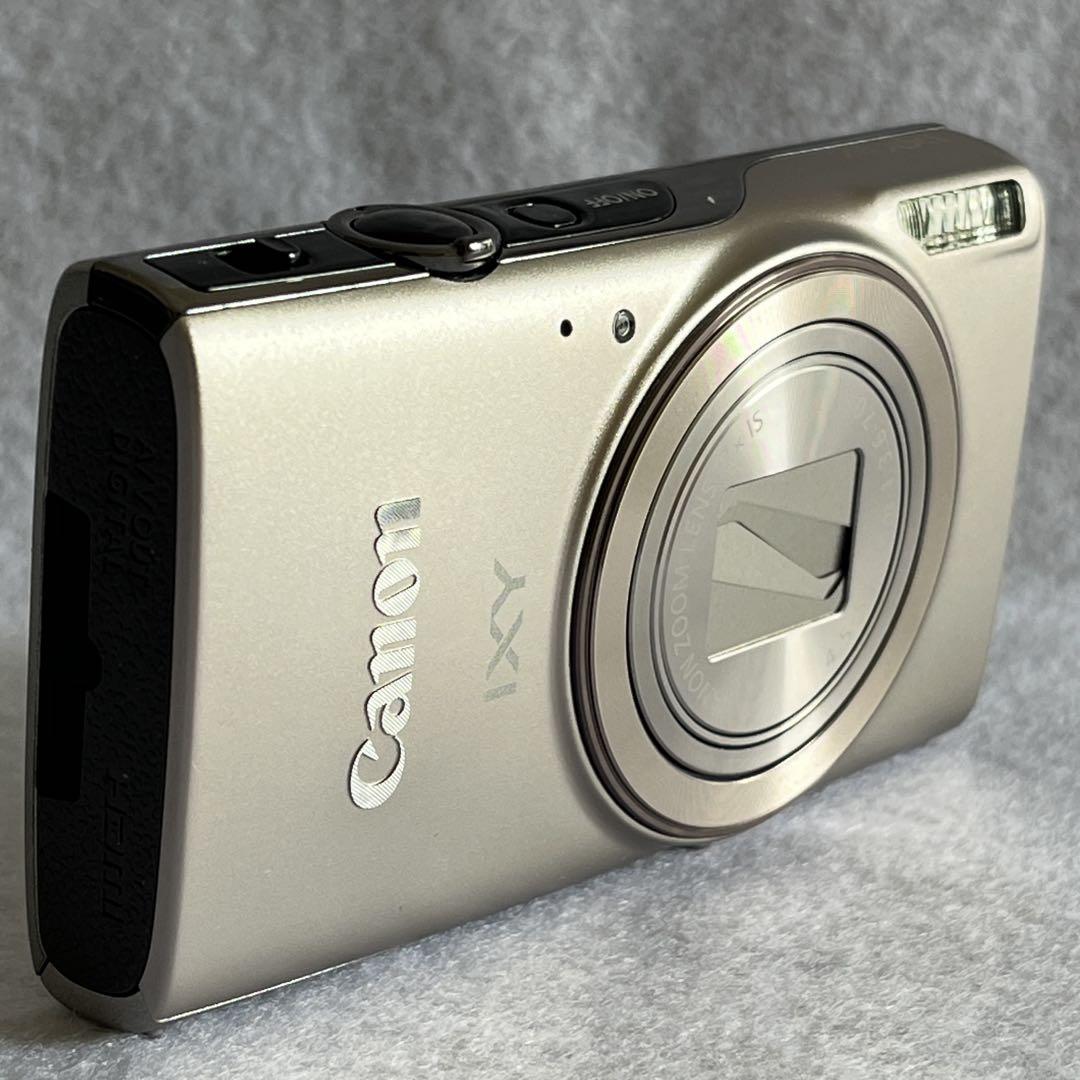 【美品】【Canon】デジタルカメラ IXY650 シルバー