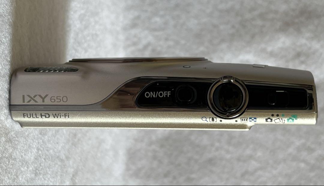【美品】【Canon】デジタルカメラ IXY650 シルバー
