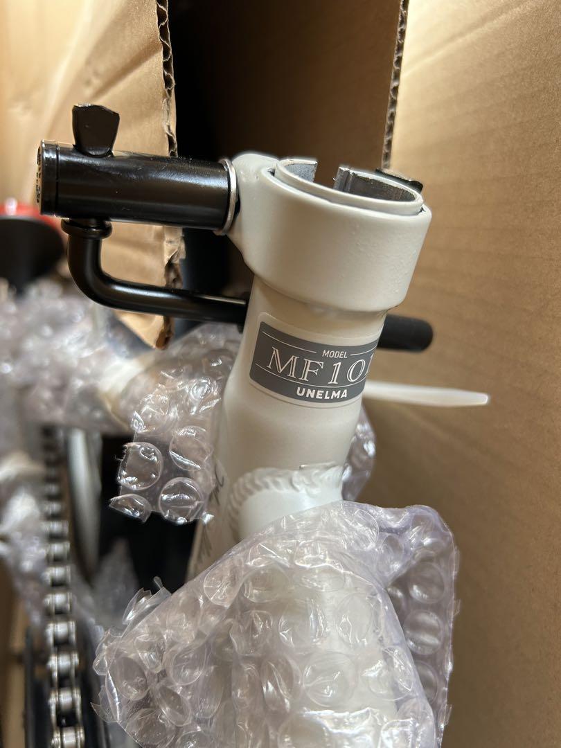 UNELMA 折りたたみ自転車 MF101 アイスグレー