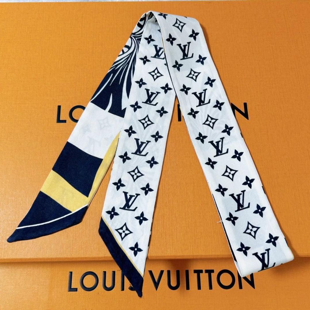 LOUISVUITTON ルイヴィトン モノグラム バンドー スカーフ オンザゴ