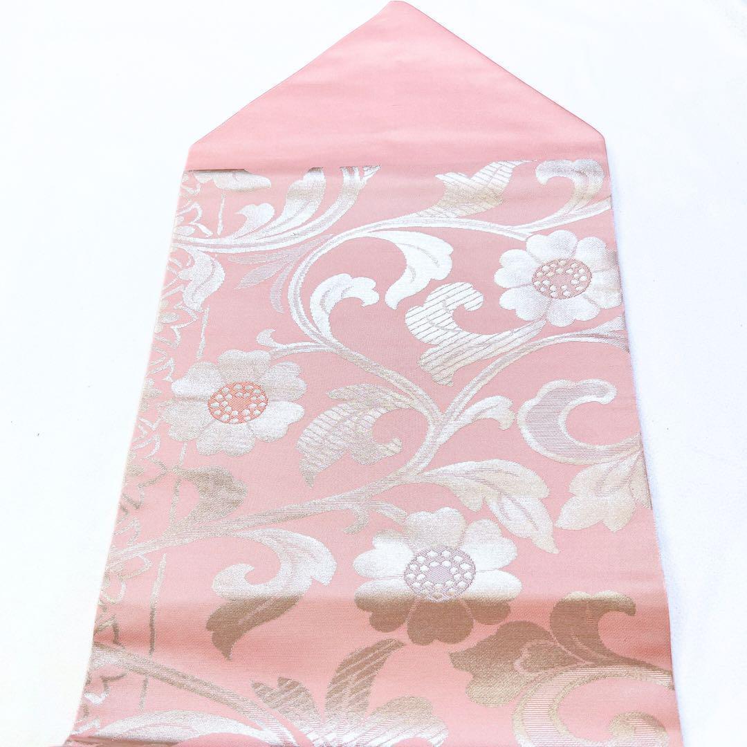 刺繍 名古屋帯 金駒刺繍 花模様 雲 着物 014w｜Yahoo!フリマ（旧