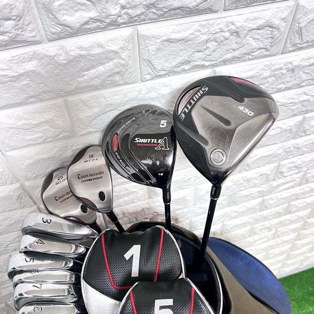 ゴルフセット　初心者応援　S-YARD ラウンド仕様　メンズ　右打ち