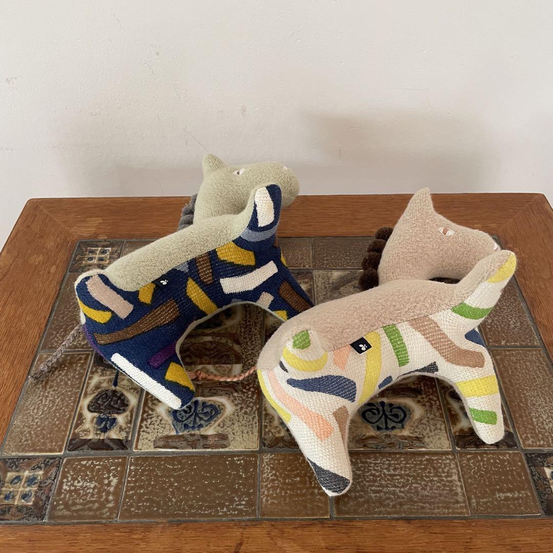 2点セット mina perhone ミナペルホネン ぬいぐるみ 馬