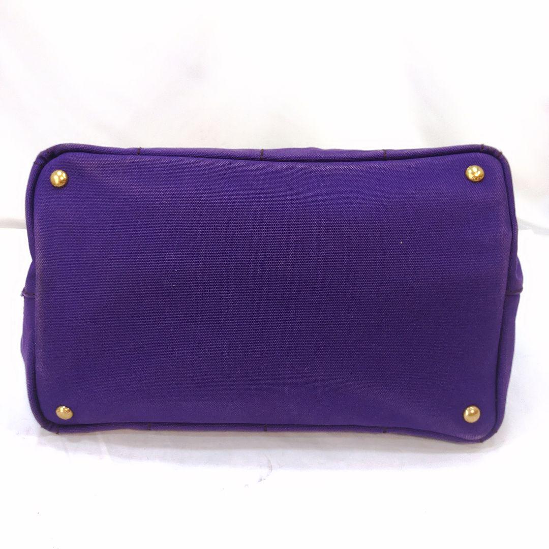 プラダ カナパ ハンドバッグ 2way ショルダー キャンバス