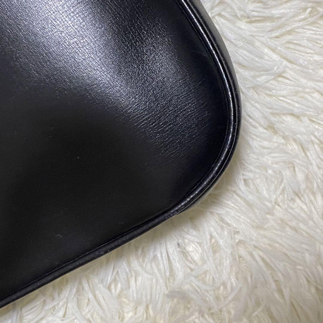ヴィンテージ 袋付GUCCI オールドグッチ 本革 レザー ワン
