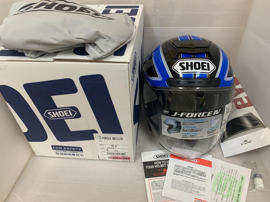 SHOEI J-FORCE4 ブリエ L BL/BK ヘルメット25021703