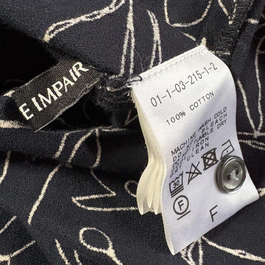 NOMBRE IMPAIR モスコットンフラワー　ロングワンピース　フリーサイズ