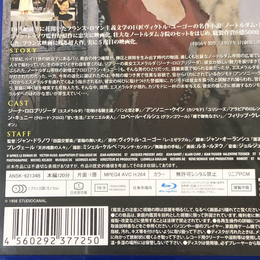 Amazon.co.jp: ノートルダム・ド・パリ ブルーレイ版 [Blu-ray