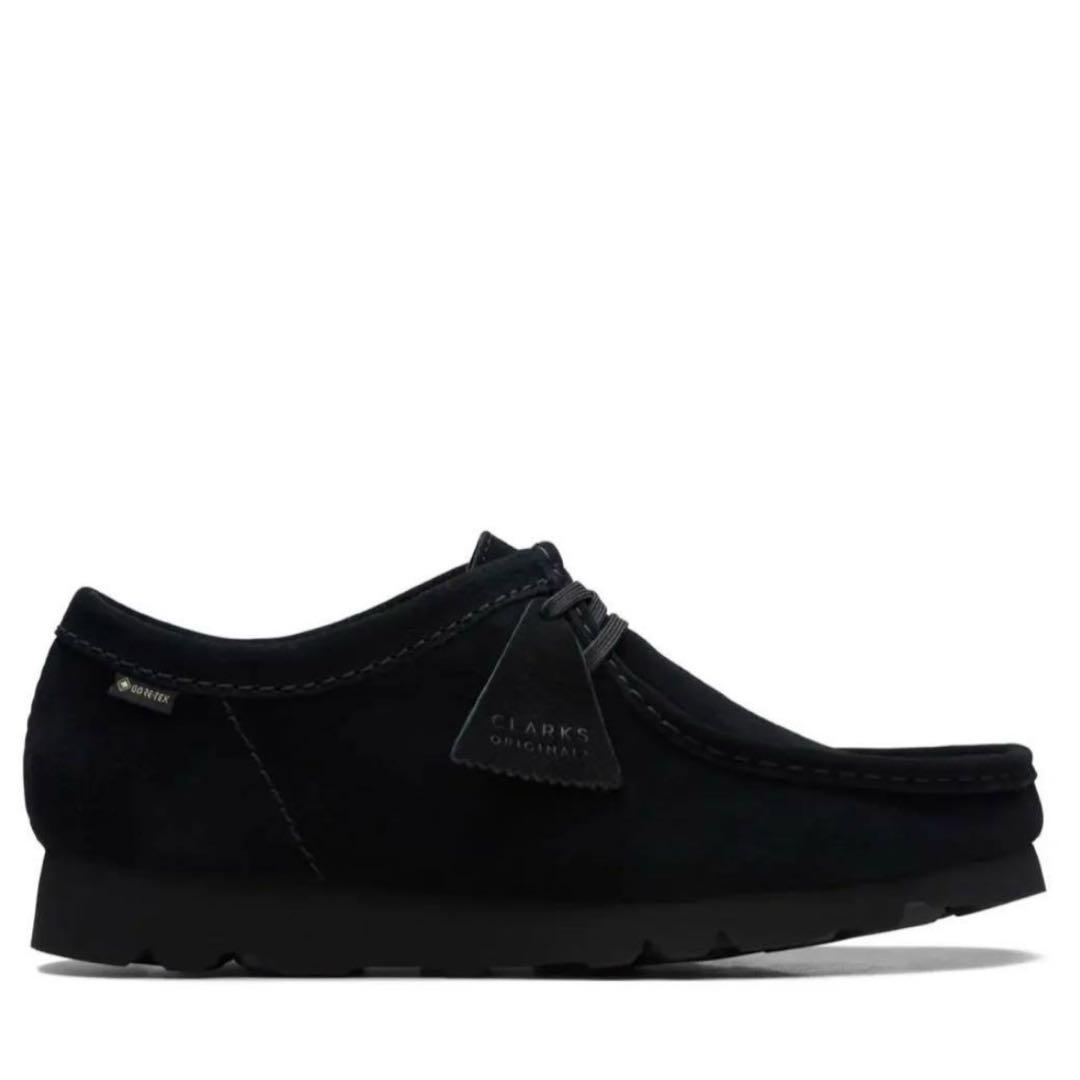 Clarks gtxクラークス ワラビー ゴアテックス ブラック UK6h