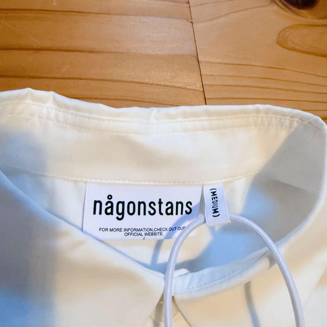 ★新品・紙タグ付き★ nagonstans ポケットシャツ　白　ホワイト