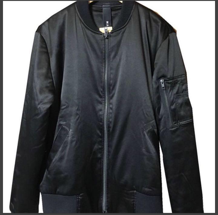 ADYN PARALLEL SATIN BOMBER MA-1 ボンバーヌビアン ジャケット・アウター