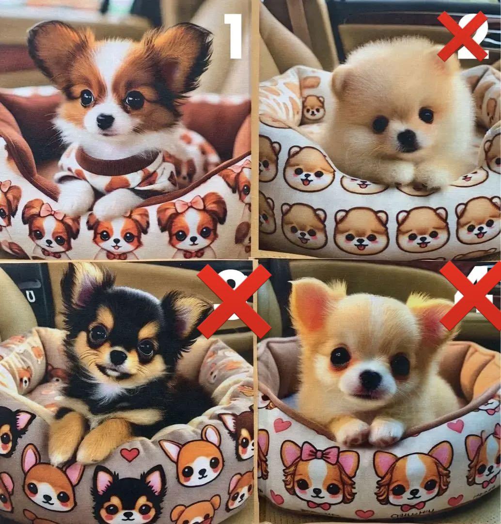 オーダー受付中　お出かけわんこ　トートバッグ　小物入れ