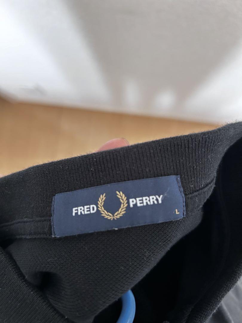 【美品】FRED PERRY ブラックポロシャツ