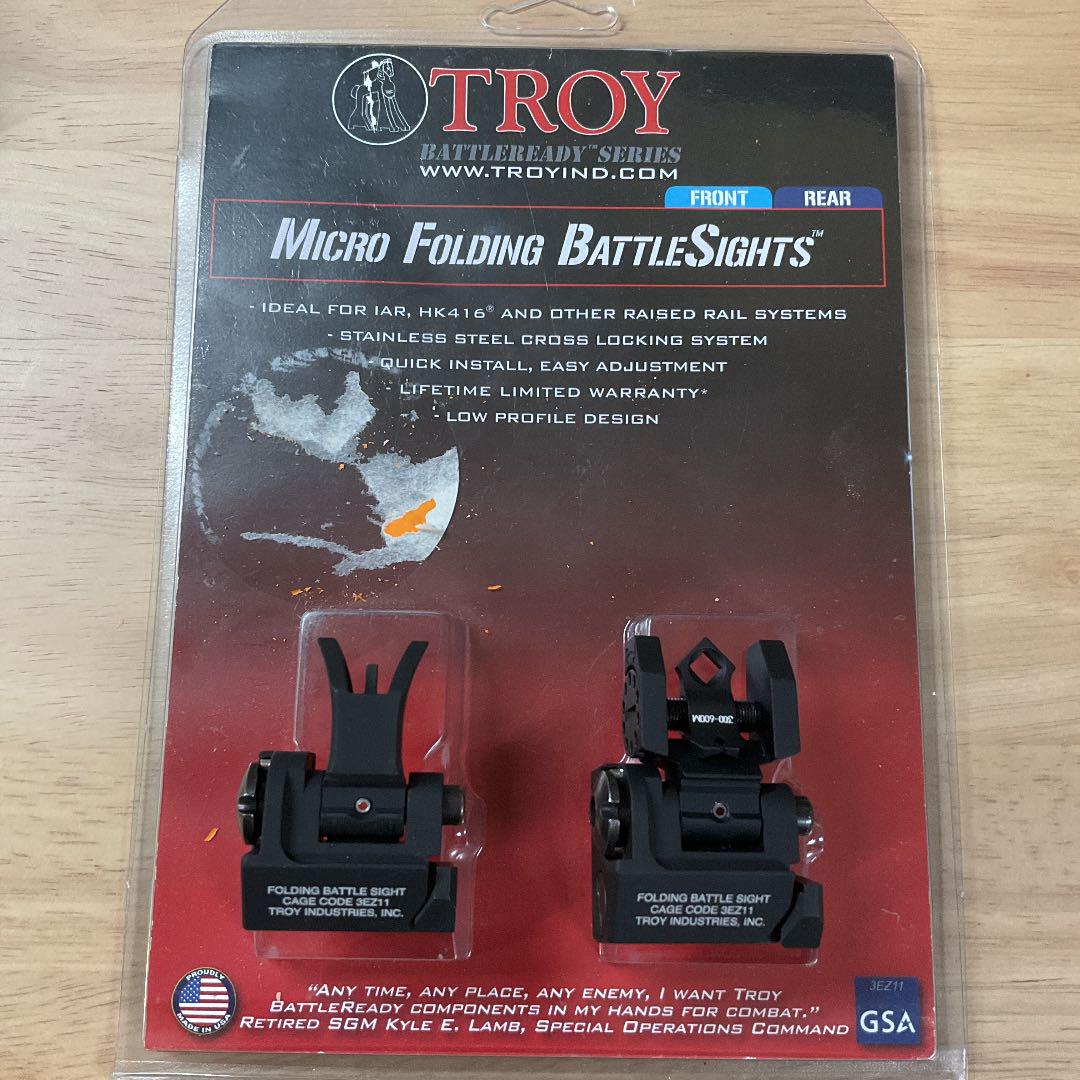 TROY マイクロフォールディング バトルサイト アイアンサイト 実物