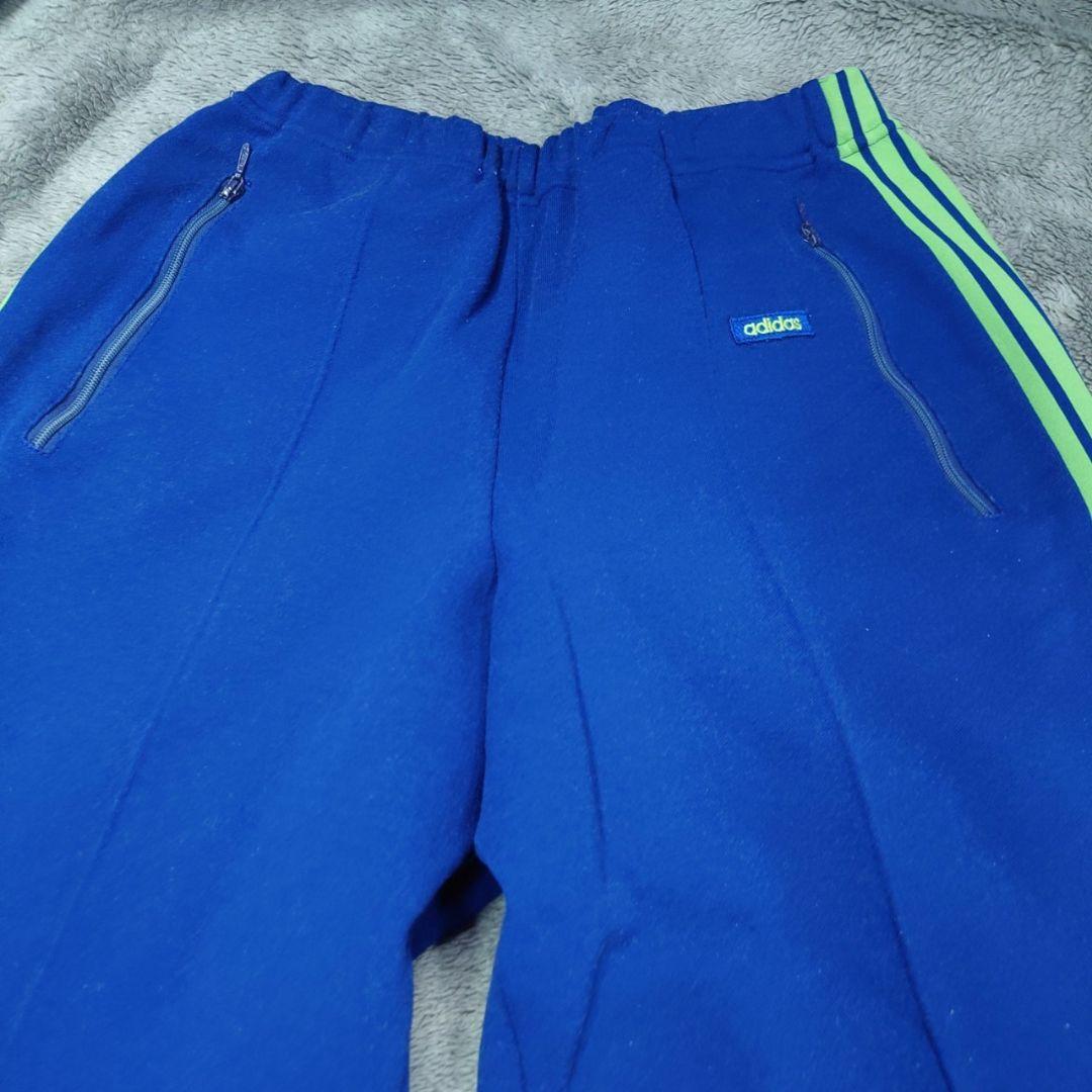 80s　adidas　トラックパンツ　デサント製　　　アディダス　ヴィンテージ