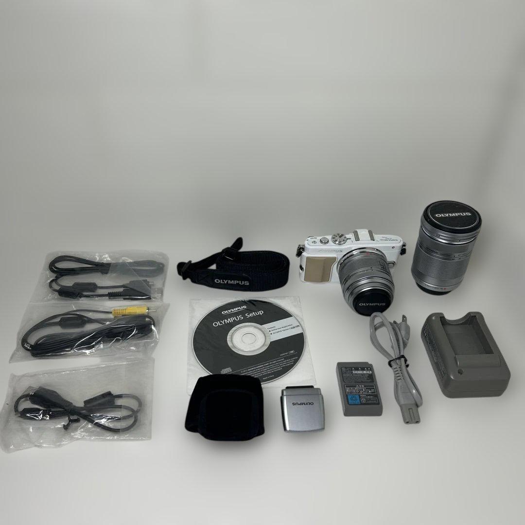 OLYMPUS PEN Lite E-PL5 ダブルズームキット ホワイト