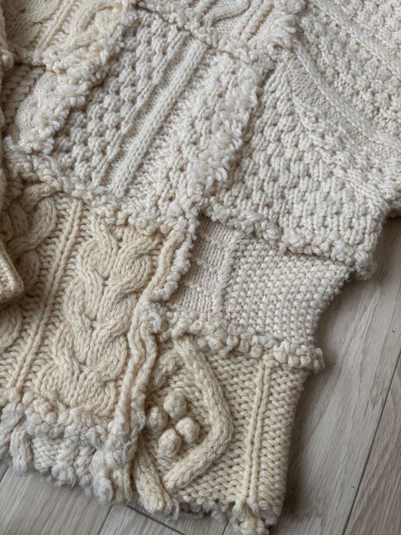 【UNDERLAND】Wiz & Witch ヴィンテージアランニット 【UNDERLAND】Wiz & Witch ヴィンテージアランニット